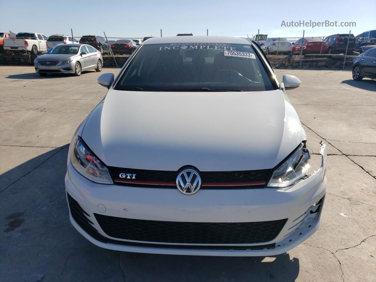 2016 Volkswagen Gti S/se Белый vin: 3VW5T7AU6GM042782