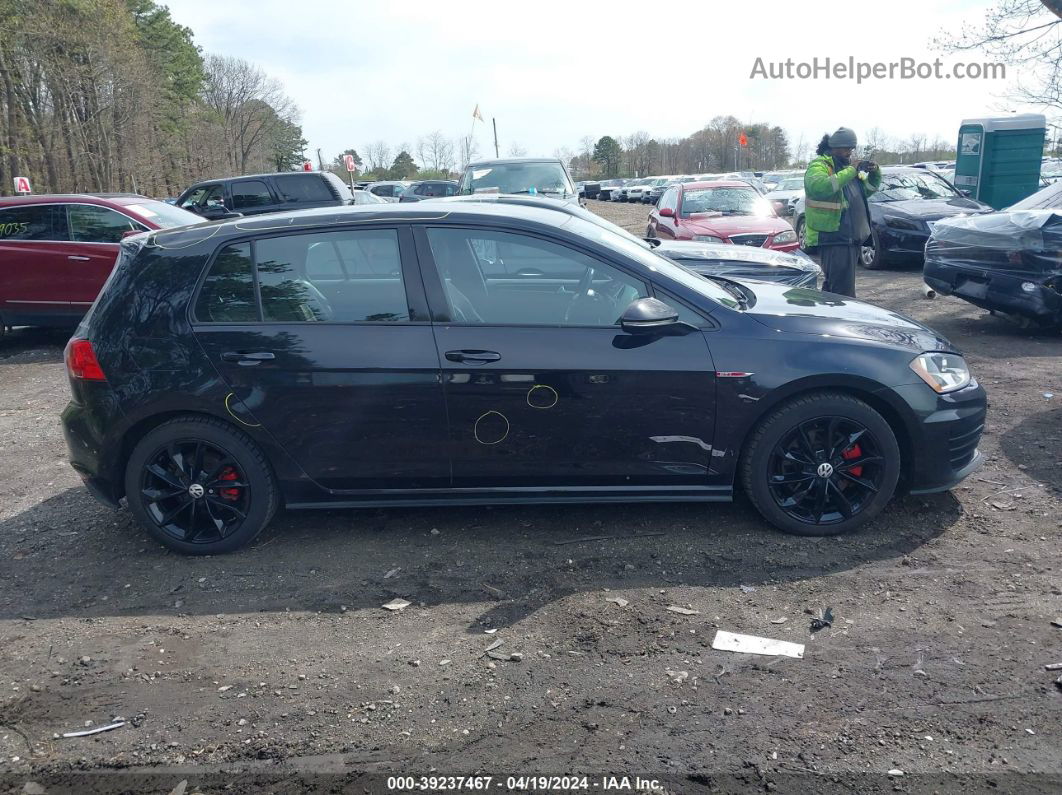 2017 Volkswagen Golf Gti S 4-door Black vin: 3VW5T7AU6HM002428