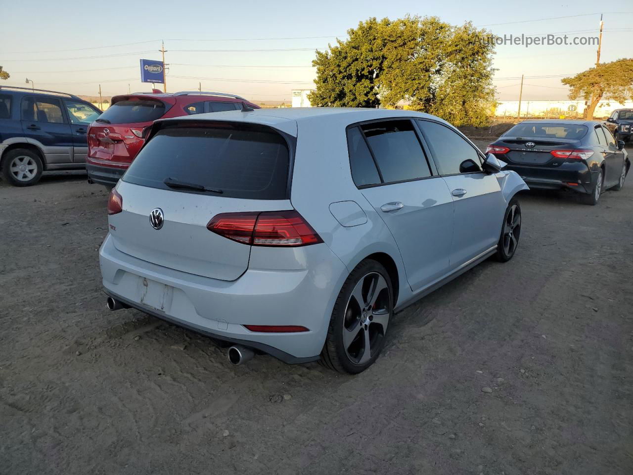 2019 Volkswagen Gti S Серебряный vin: 3VW5T7AU6KM003229