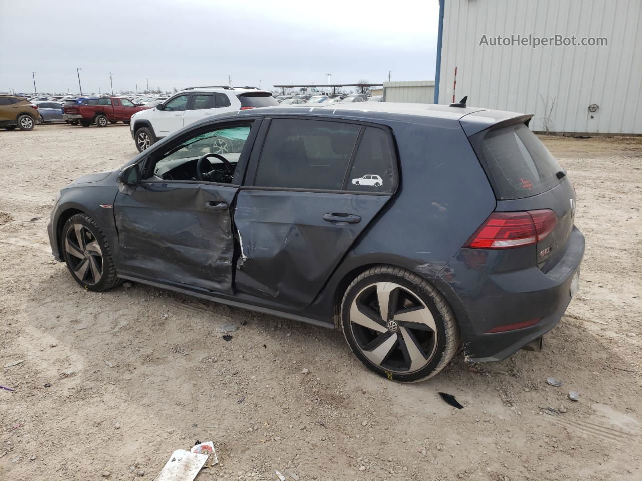 2019 Volkswagen Gti S Серый vin: 3VW5T7AU6KM029409