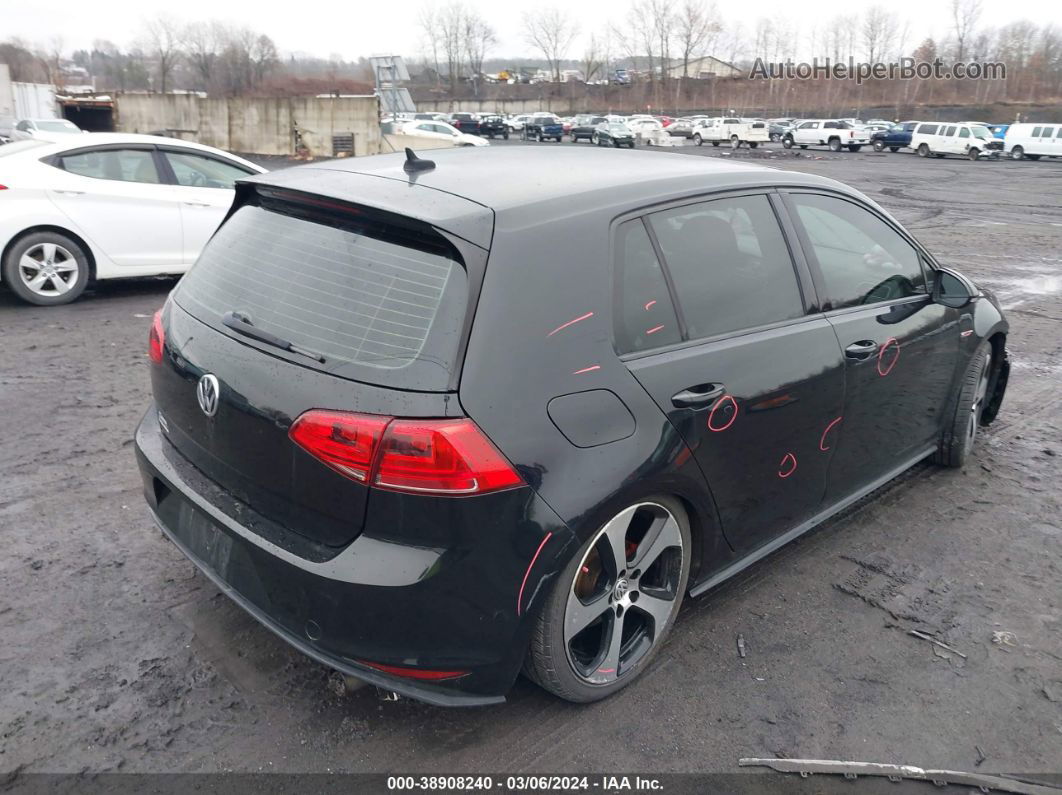 2015 Volkswagen Golf Gti 2.0t S 4-door Black vin: 3VW5T7AU7FM003391