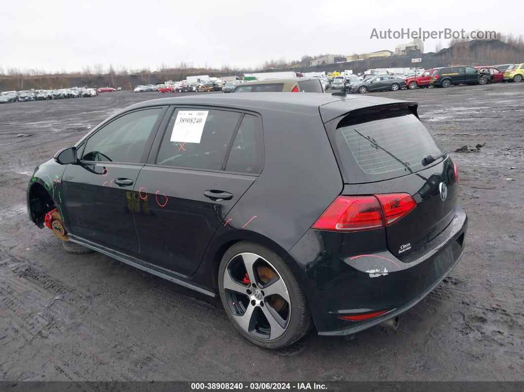 2015 Volkswagen Golf Gti 2.0t S 4-door Черный vin: 3VW5T7AU7FM003391