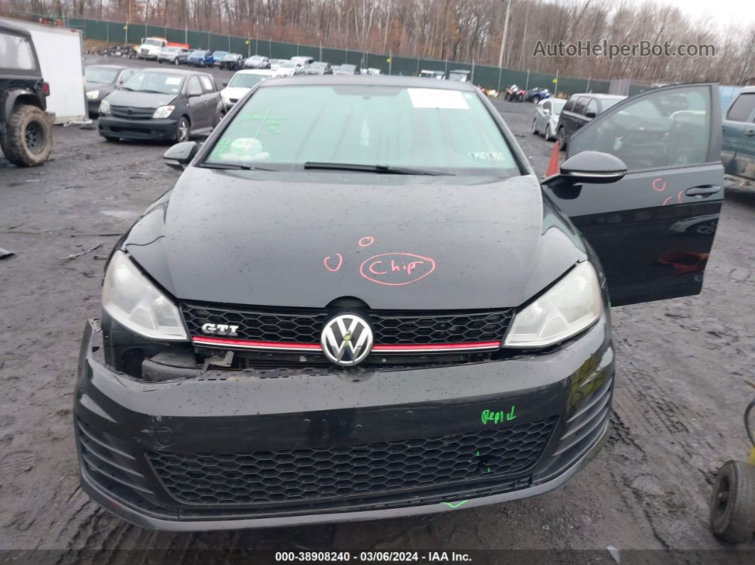 2015 Volkswagen Golf Gti 2.0t S 4-door Black vin: 3VW5T7AU7FM003391