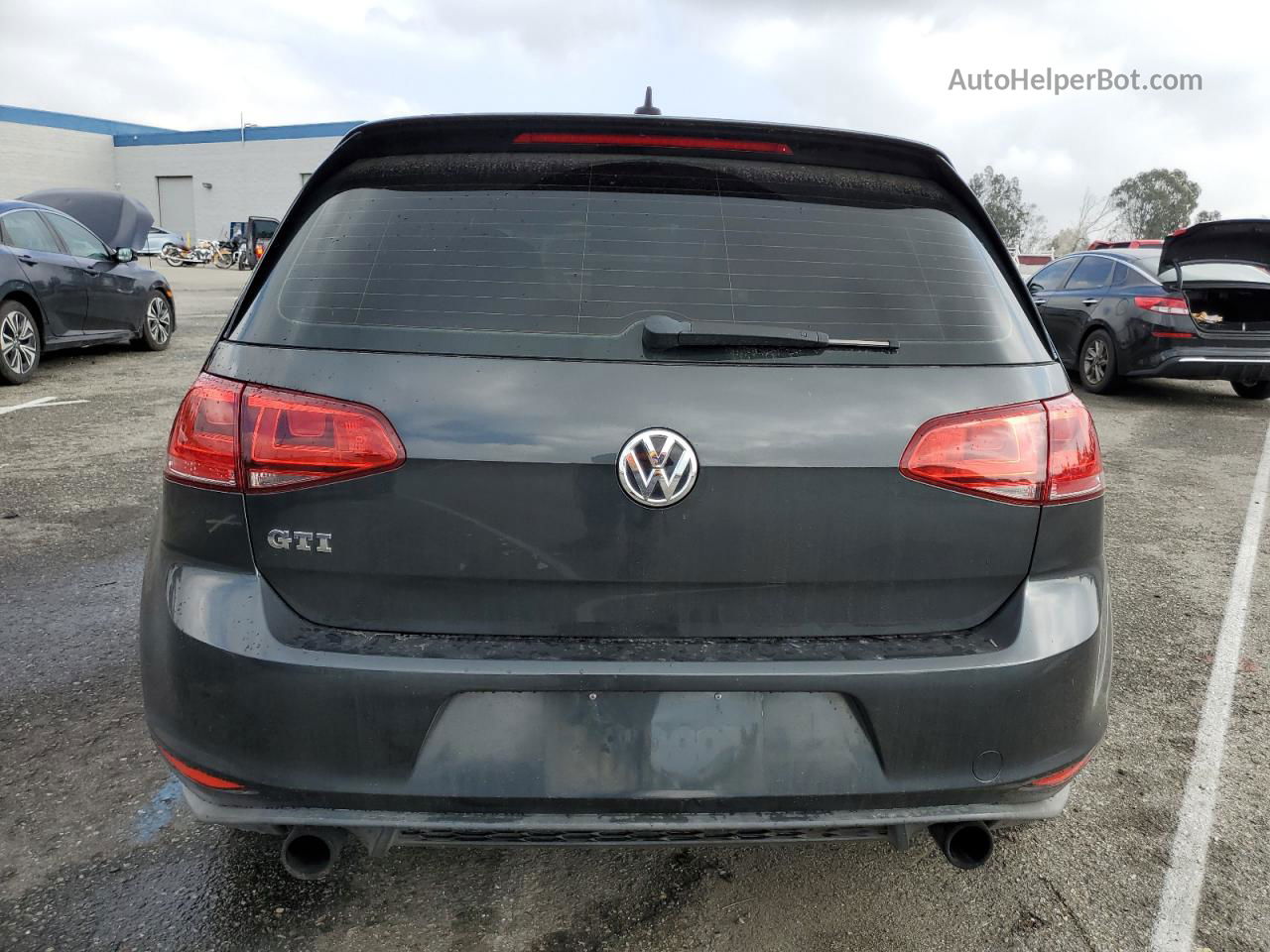 2015 Volkswagen Gti  Угольный vin: 3VW5T7AU7FM063901