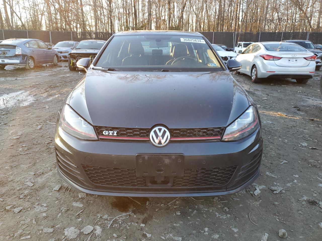 2015 Volkswagen Gti  Угольный vin: 3VW5T7AU7FM074767