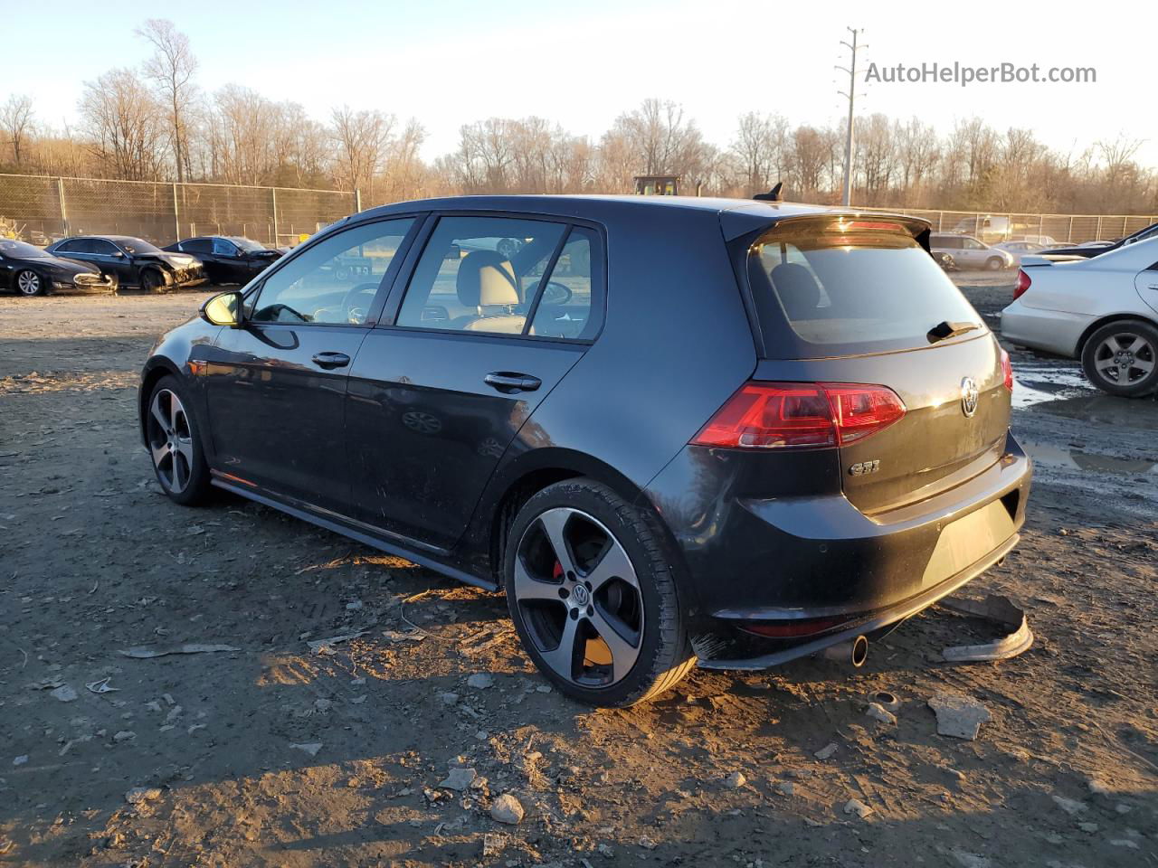 2015 Volkswagen Gti  Угольный vin: 3VW5T7AU7FM074767