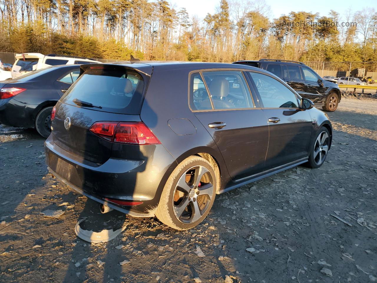 2015 Volkswagen Gti  Угольный vin: 3VW5T7AU7FM074767