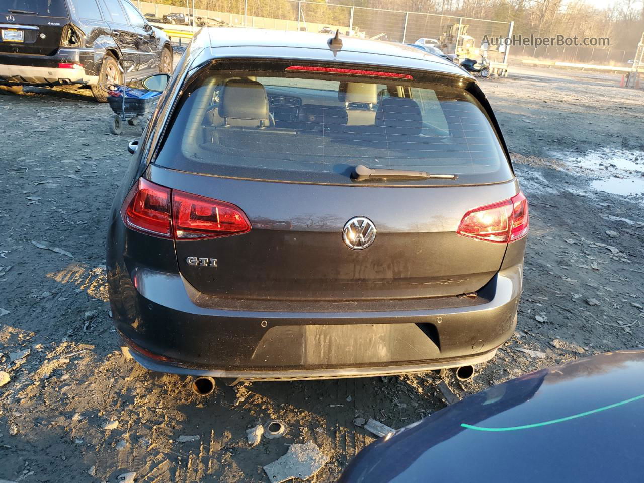 2015 Volkswagen Gti  Угольный vin: 3VW5T7AU7FM074767