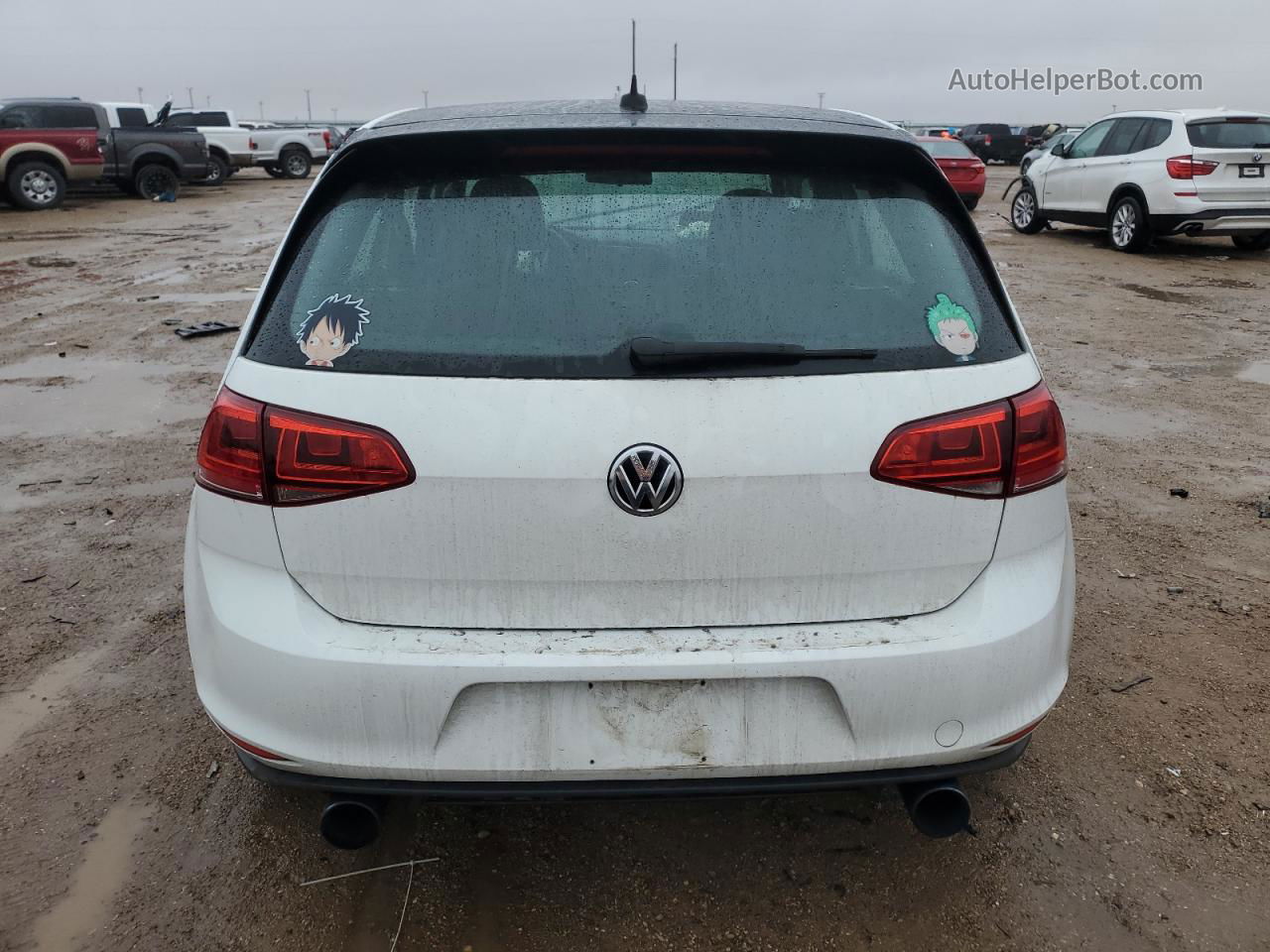 2017 Volkswagen Gti S White vin: 3VW5T7AU7HM017231