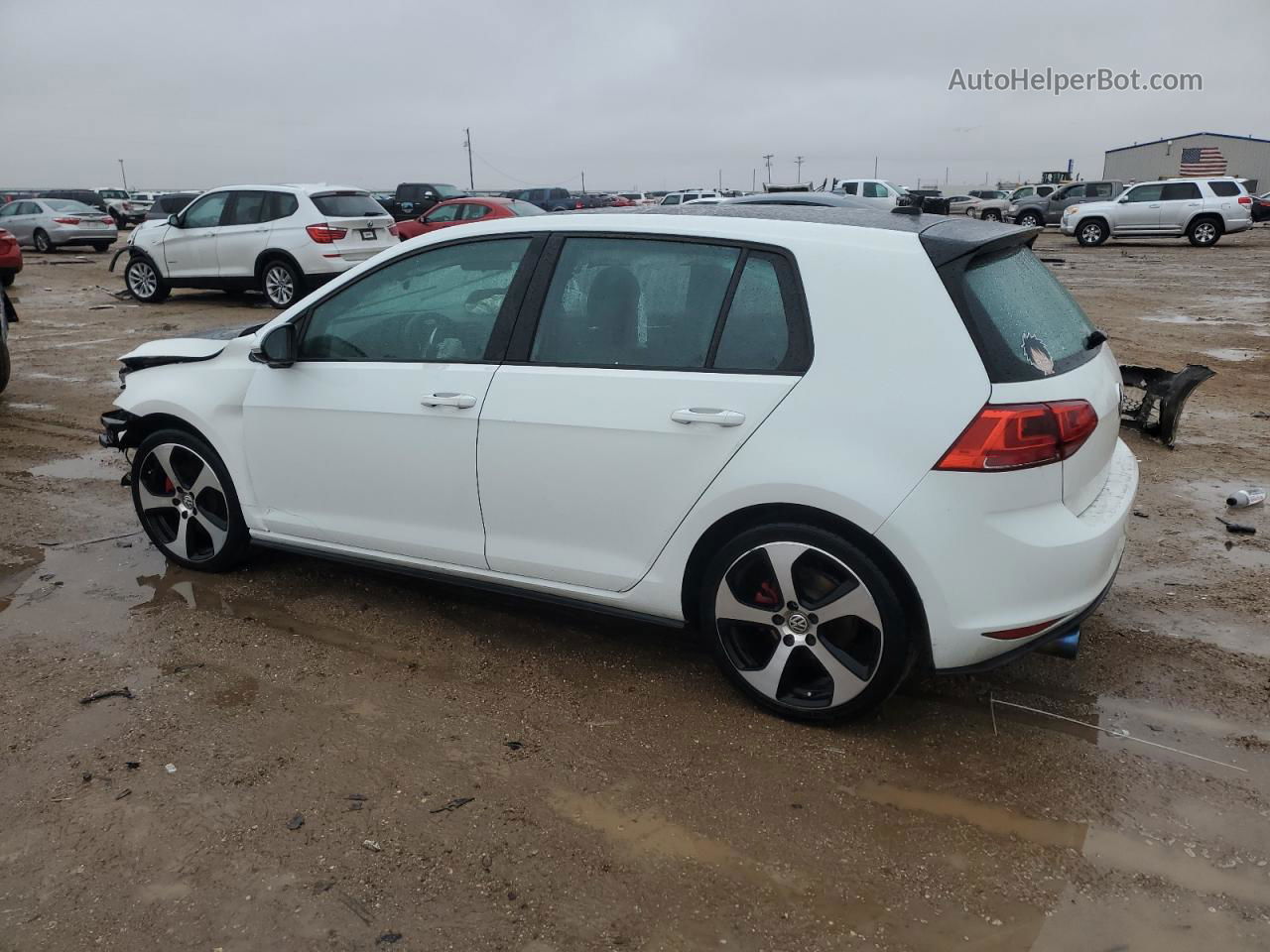 2017 Volkswagen Gti S White vin: 3VW5T7AU7HM017231