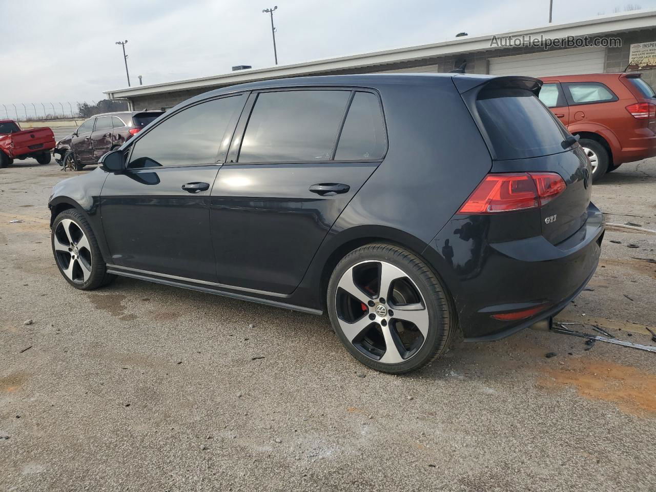 2017 Volkswagen Gti S Black vin: 3VW5T7AU7HM020131