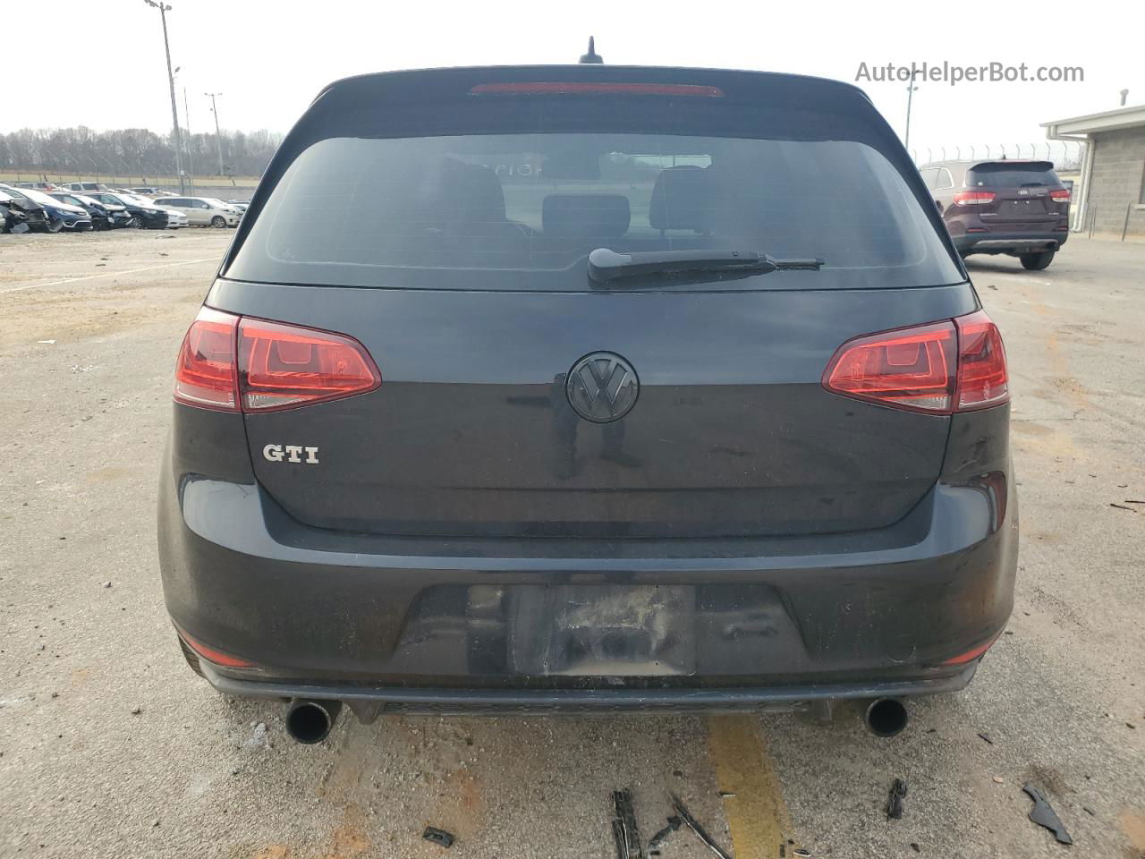 2017 Volkswagen Gti S Black vin: 3VW5T7AU7HM020131