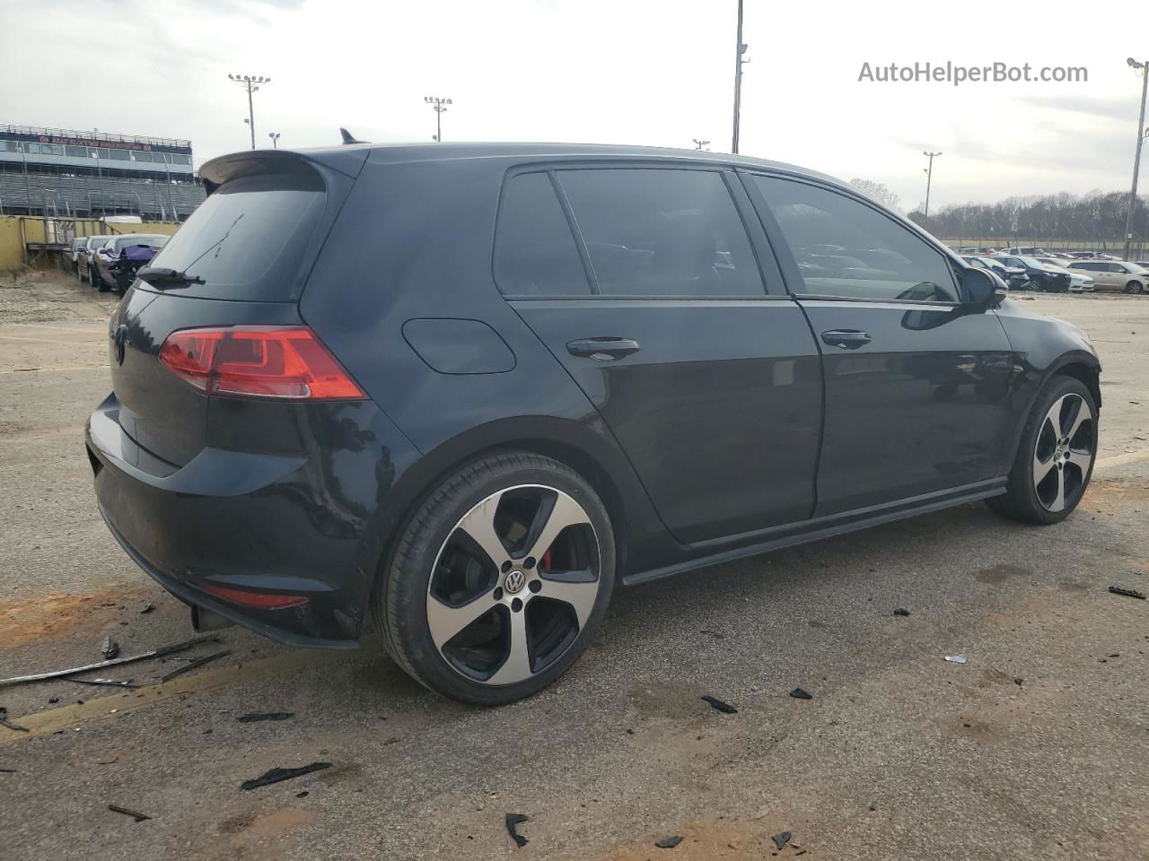 2017 Volkswagen Gti S Black vin: 3VW5T7AU7HM020131