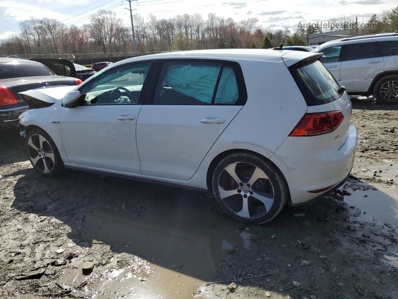 2017 Volkswagen Gti S Белый vin: 3VW5T7AU7HM047085