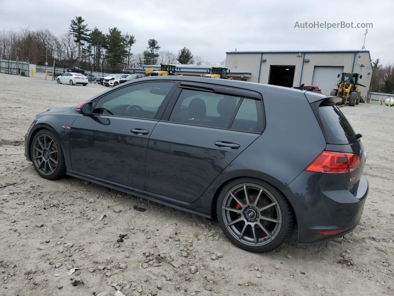 2017 Volkswagen Gti S Gray vin: 3VW5T7AU7HM051346