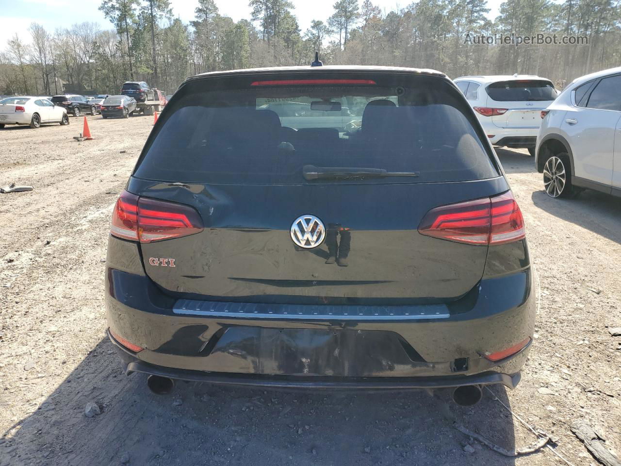 2019 Volkswagen Gti S Black vin: 3VW5T7AU7KM015616