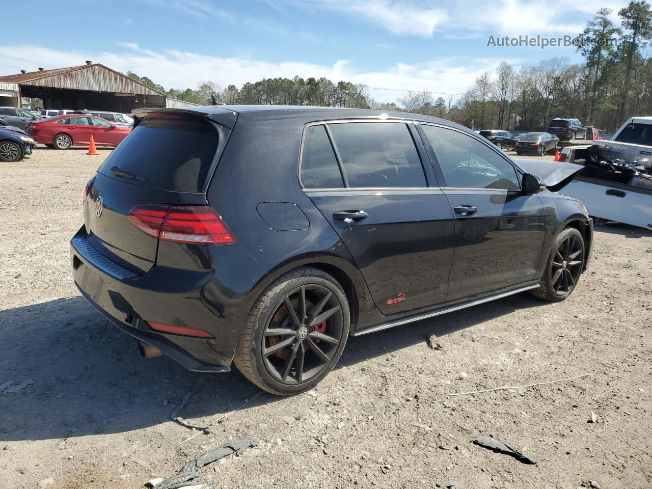 2019 Volkswagen Gti S Black vin: 3VW5T7AU7KM015616