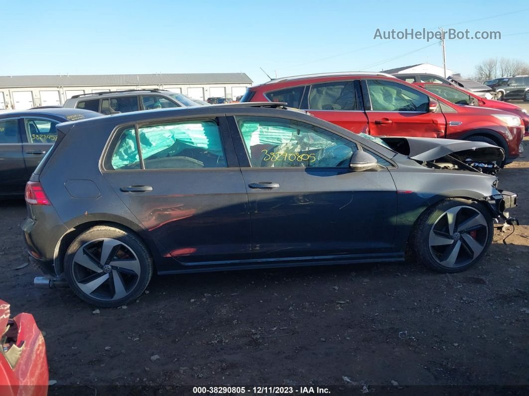 2019 Volkswagen Golf Gti 2.0t Autobahn/2.0t Rabbit Edition/2.0t S/2.0t Se Gray vin: 3VW5T7AU7KM020248