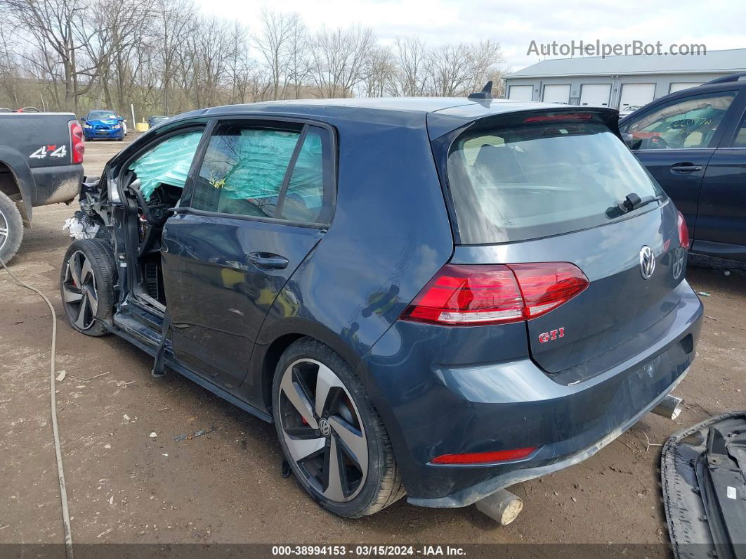 2019 Volkswagen Golf Gti 2.0t Autobahn/2.0t Rabbit Edition/2.0t S/2.0t Se Gray vin: 3VW5T7AU7KM020248