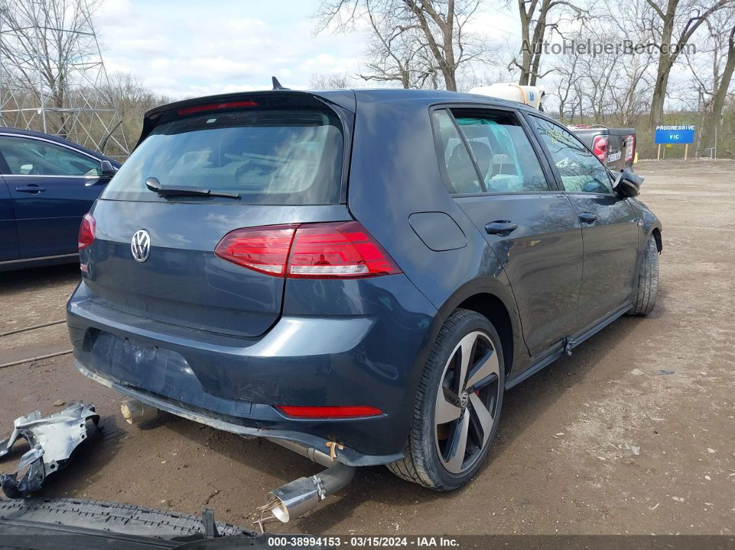 2019 Volkswagen Golf Gti 2.0t Autobahn/2.0t Rabbit Edition/2.0t S/2.0t Se Gray vin: 3VW5T7AU7KM020248