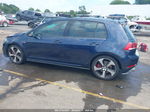 2019 Volkswagen Golf Gti S/se/autobahn Синий vin: 3VW5T7AU7KM025661