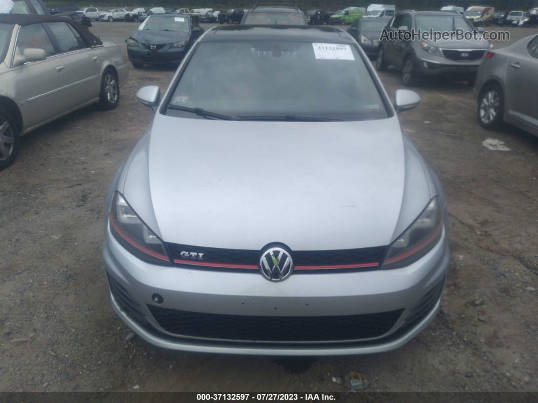 2015 Volkswagen Golf Gti Se Серебряный vin: 3VW5T7AU8FM007806