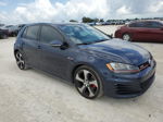 2015 Volkswagen Gti  Blue vin: 3VW5T7AU8FM015291