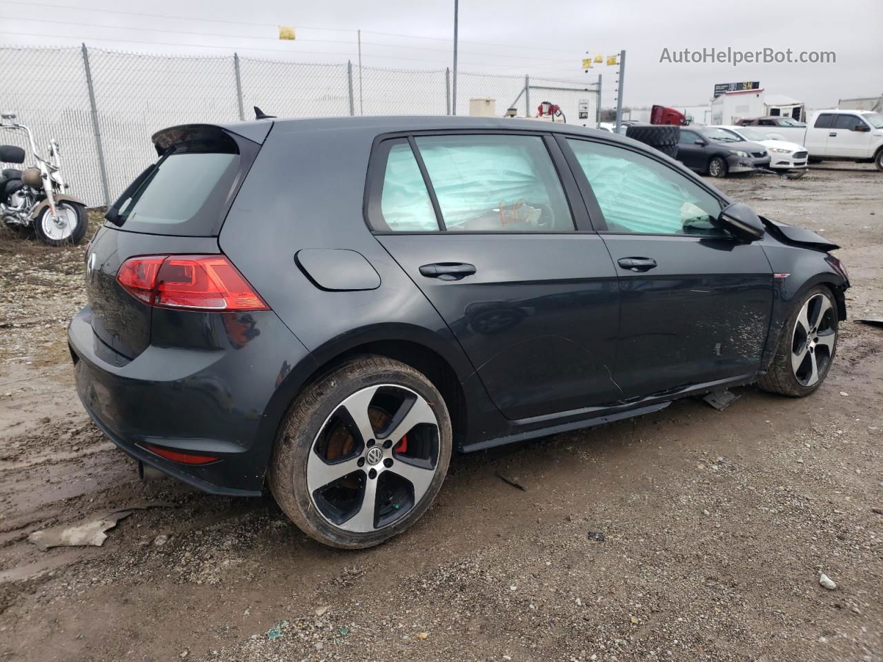 2016 Volkswagen Gti S/se Gray vin: 3VW5T7AU8GM002378