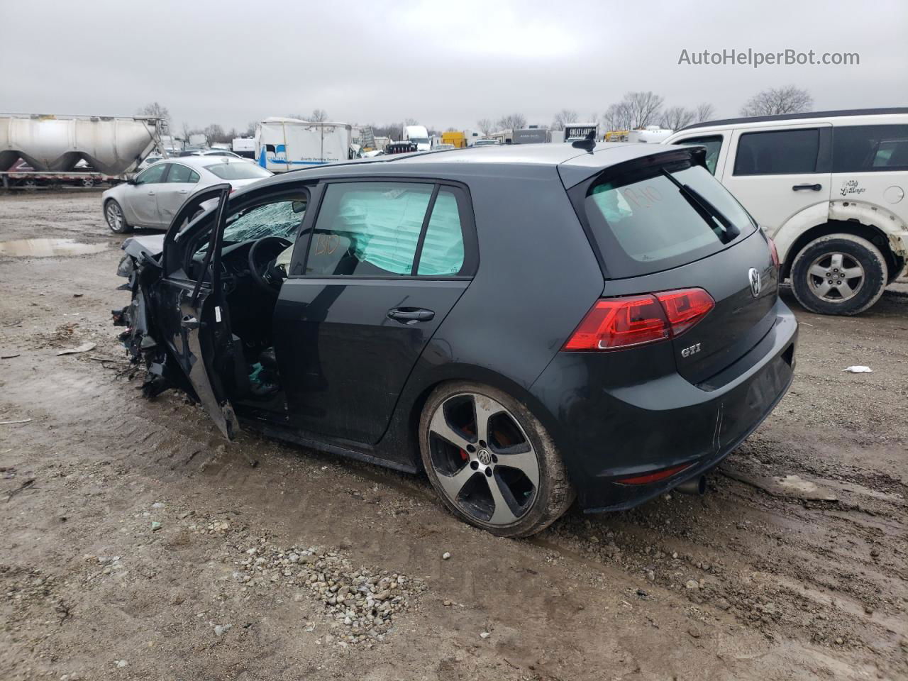 2016 Volkswagen Gti S/se Gray vin: 3VW5T7AU8GM002378