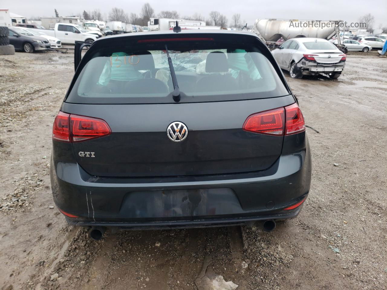 2016 Volkswagen Gti S/se Gray vin: 3VW5T7AU8GM002378