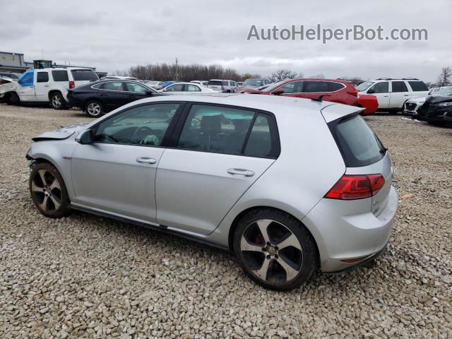 2016 Volkswagen Gti S/se Серебряный vin: 3VW5T7AU8GM017477