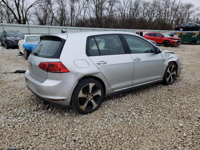 2016 Volkswagen Gti S/se Серебряный vin: 3VW5T7AU8GM017477