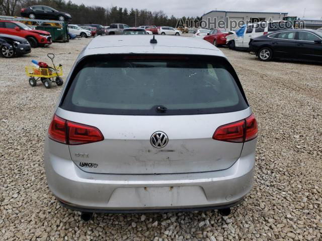 2016 Volkswagen Gti S/se Silver vin: 3VW5T7AU8GM017477