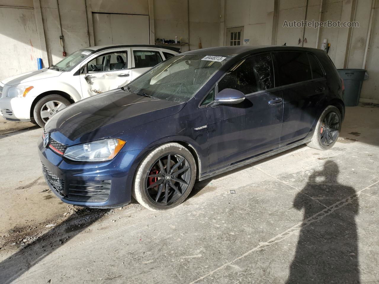 2016 Volkswagen Gti S/se Blue vin: 3VW5T7AU8GM050933