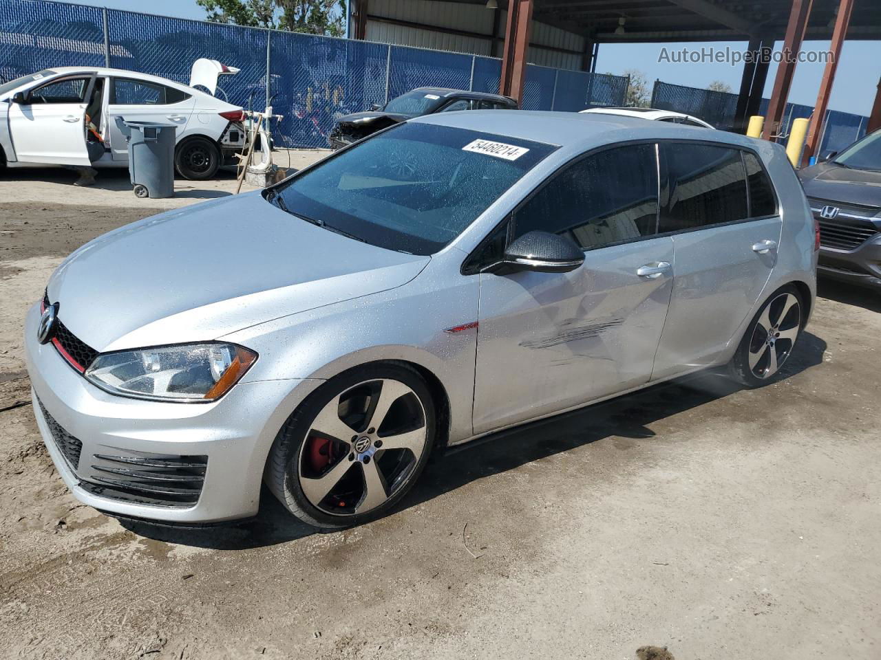 2016 Volkswagen Gti S/se Silver vin: 3VW5T7AU8GM064265