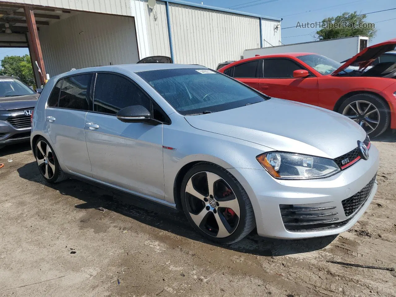 2016 Volkswagen Gti S/se Silver vin: 3VW5T7AU8GM064265