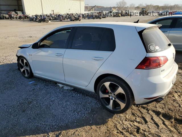 2017 Volkswagen Gti S Белый vin: 3VW5T7AU8HM008960