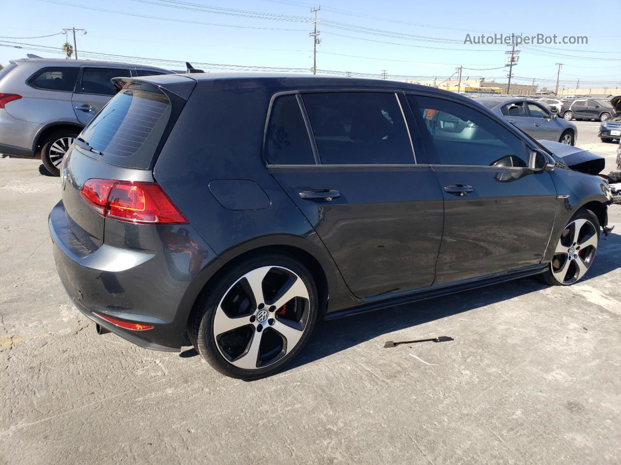 2017 Volkswagen Gti S Charcoal vin: 3VW5T7AU8HM062548