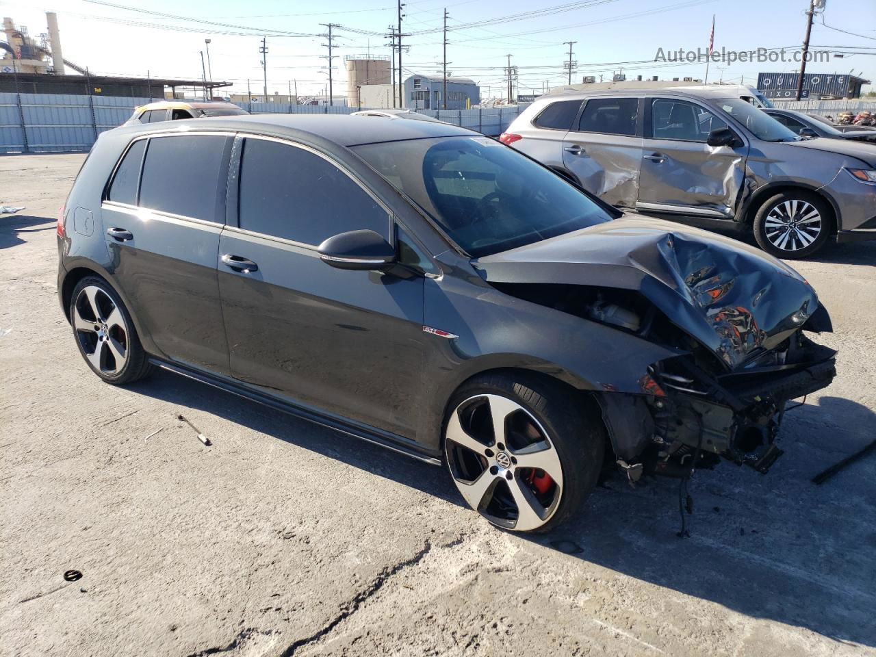 2017 Volkswagen Gti S Charcoal vin: 3VW5T7AU8HM062548