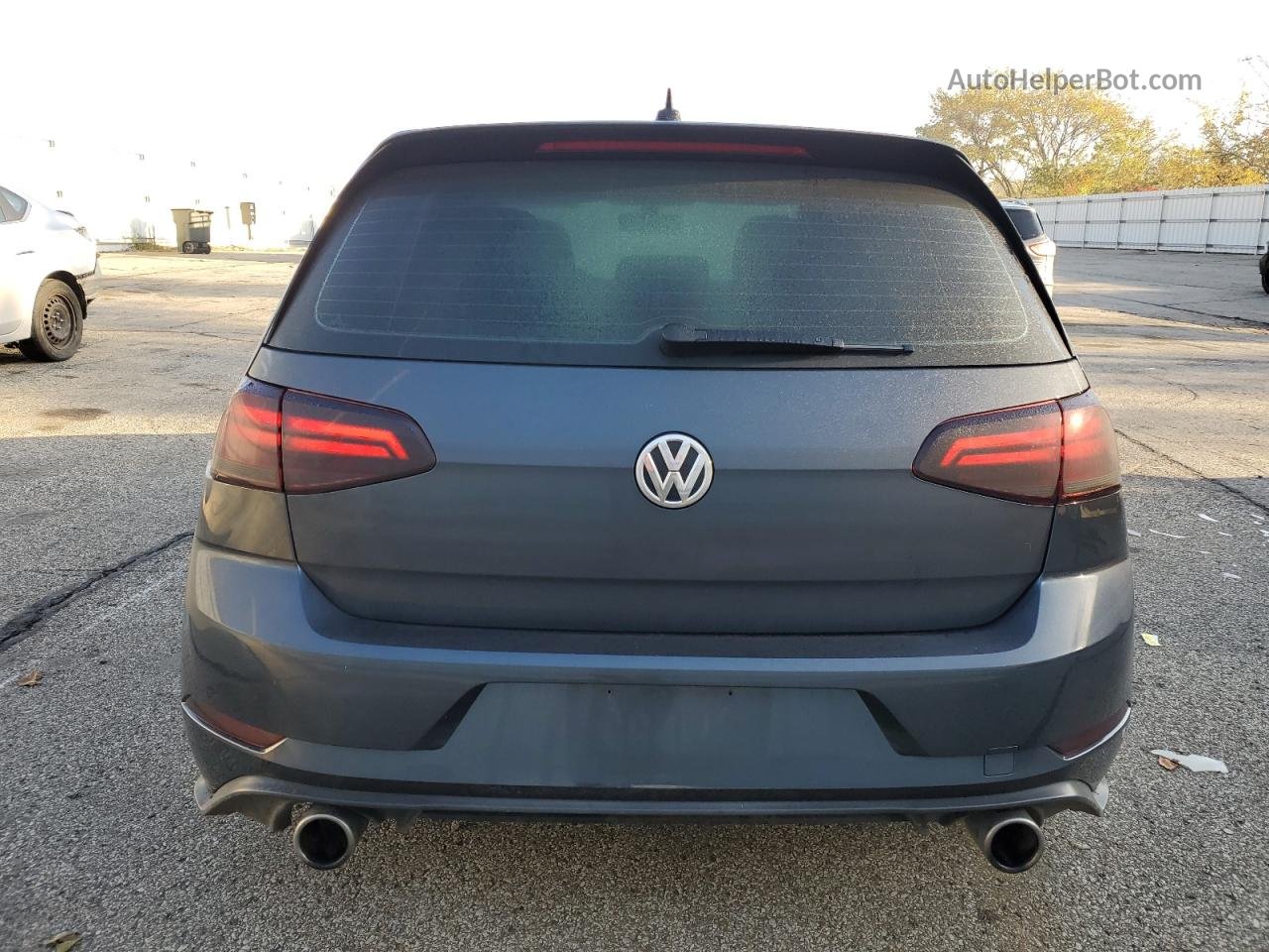 2019 Volkswagen Gti S Gray vin: 3VW5T7AU8KM027354
