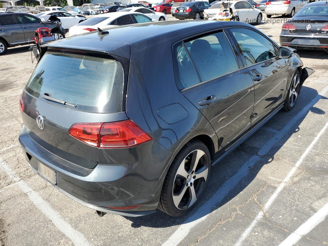 2015 Volkswagen Gti  Gray vin: 3VW5T7AU9FM046422