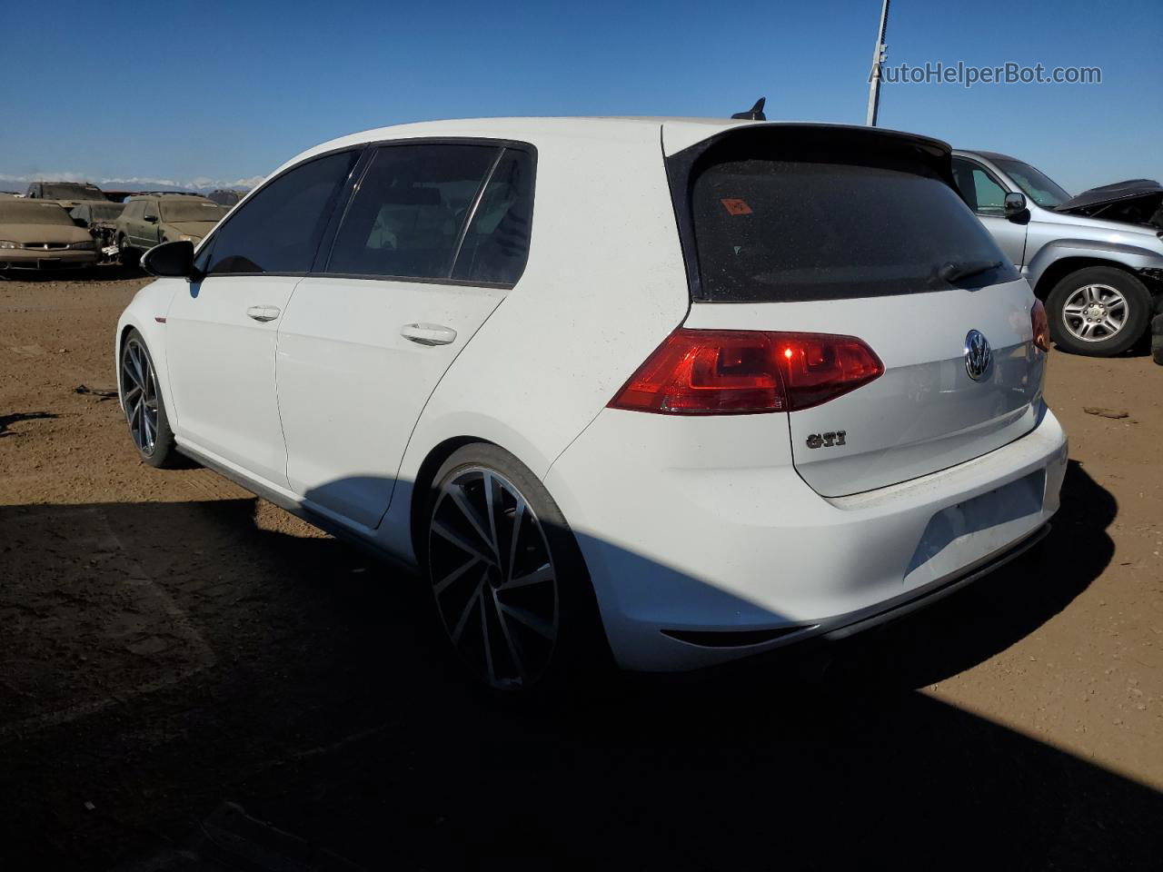 2016 Volkswagen Gti S/se White vin: 3VW5T7AU9GM059057