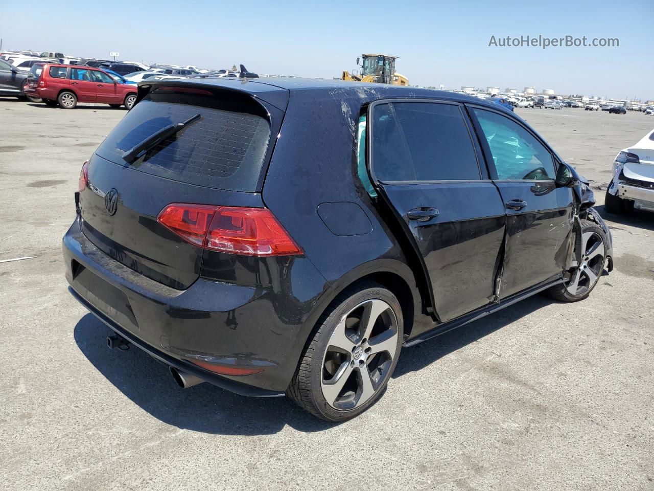 2017 Volkswagen Gti S Черный vin: 3VW5T7AU9HM013746