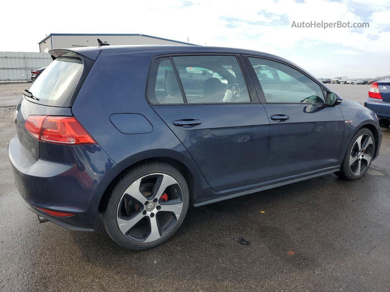 2017 Volkswagen Gti S Blue vin: 3VW5T7AU9HM068603