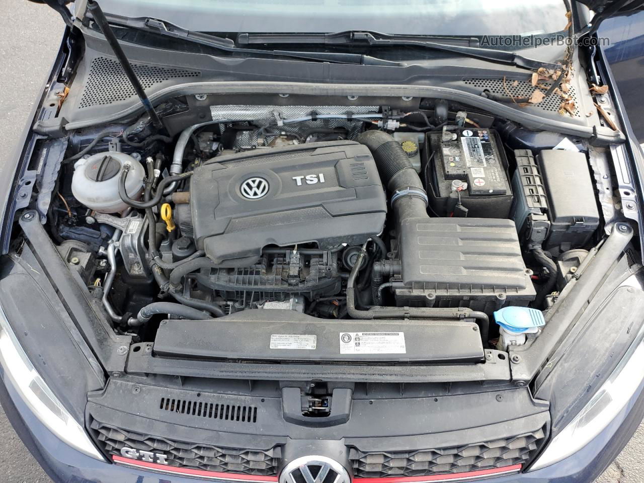 2017 Volkswagen Gti S Синий vin: 3VW5T7AU9HM068603