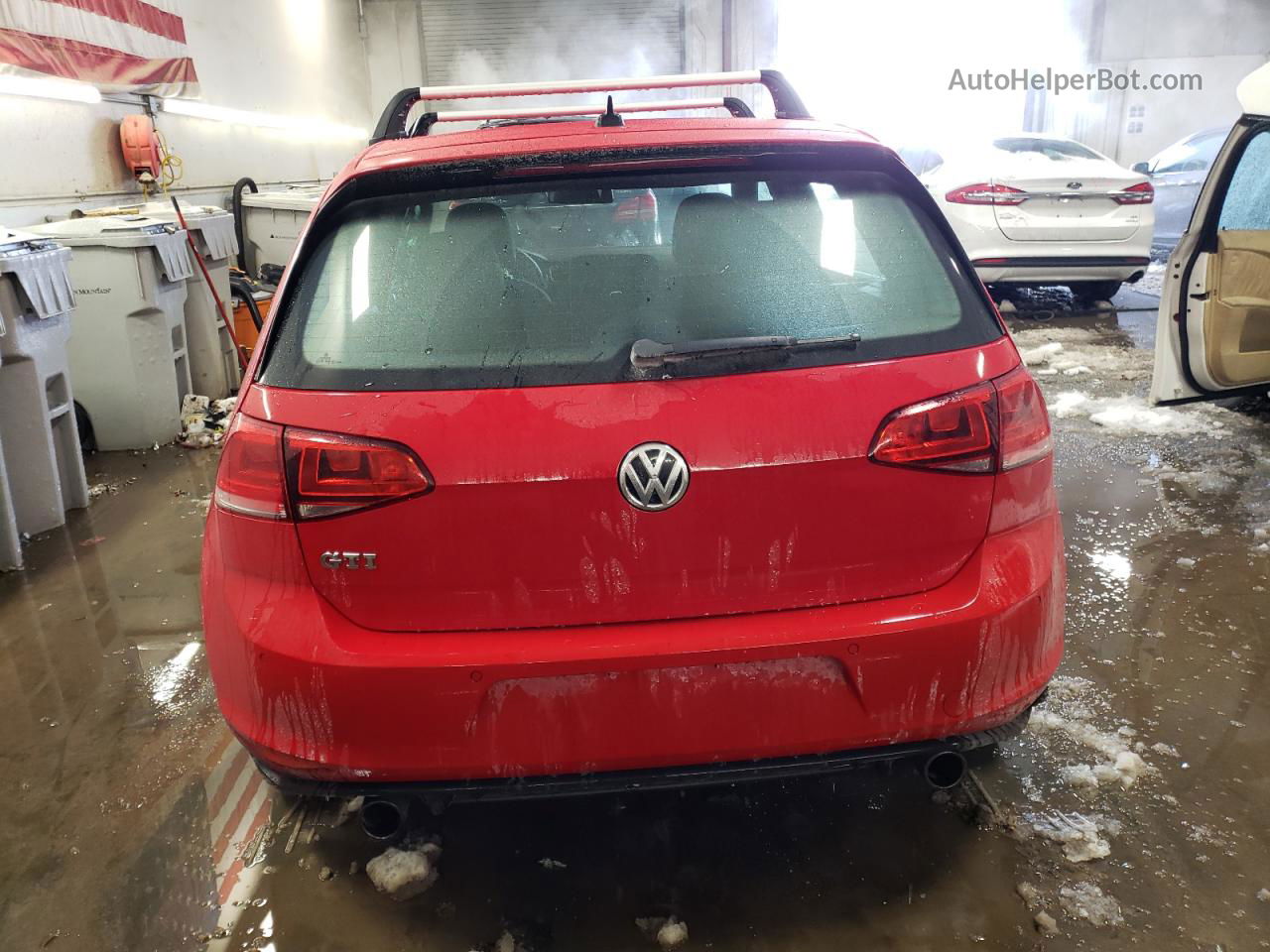 2015 Volkswagen Gti  Red vin: 3VW5T7AUXFM102237