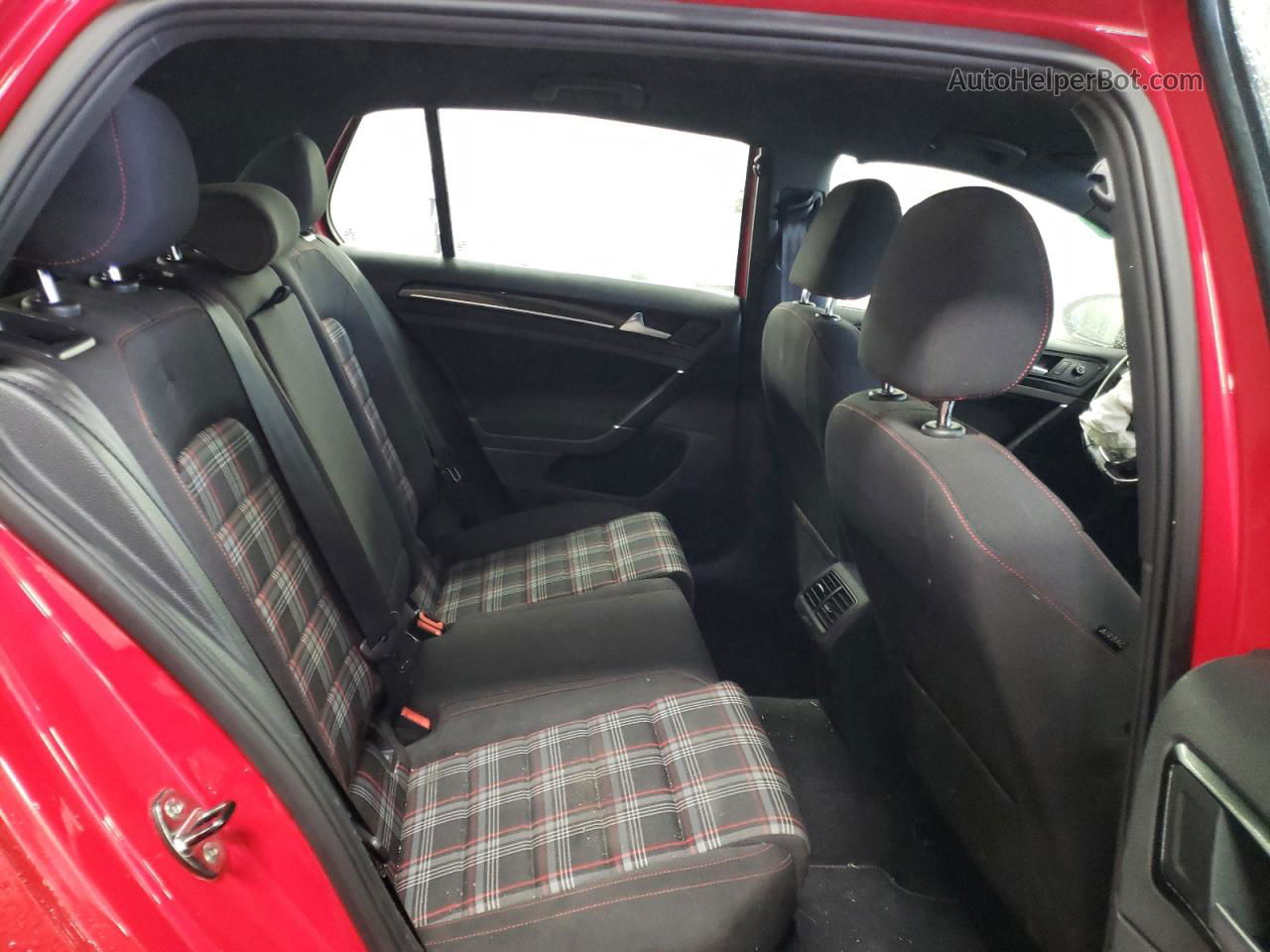 2015 Volkswagen Gti  Red vin: 3VW5T7AUXFM102237