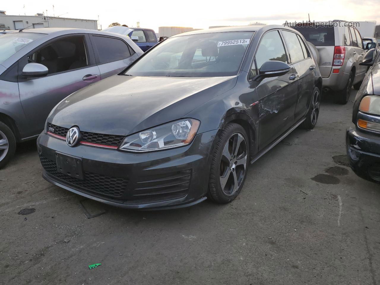 2016 Volkswagen Gti S/se Серый vin: 3VW5T7AUXGM013737