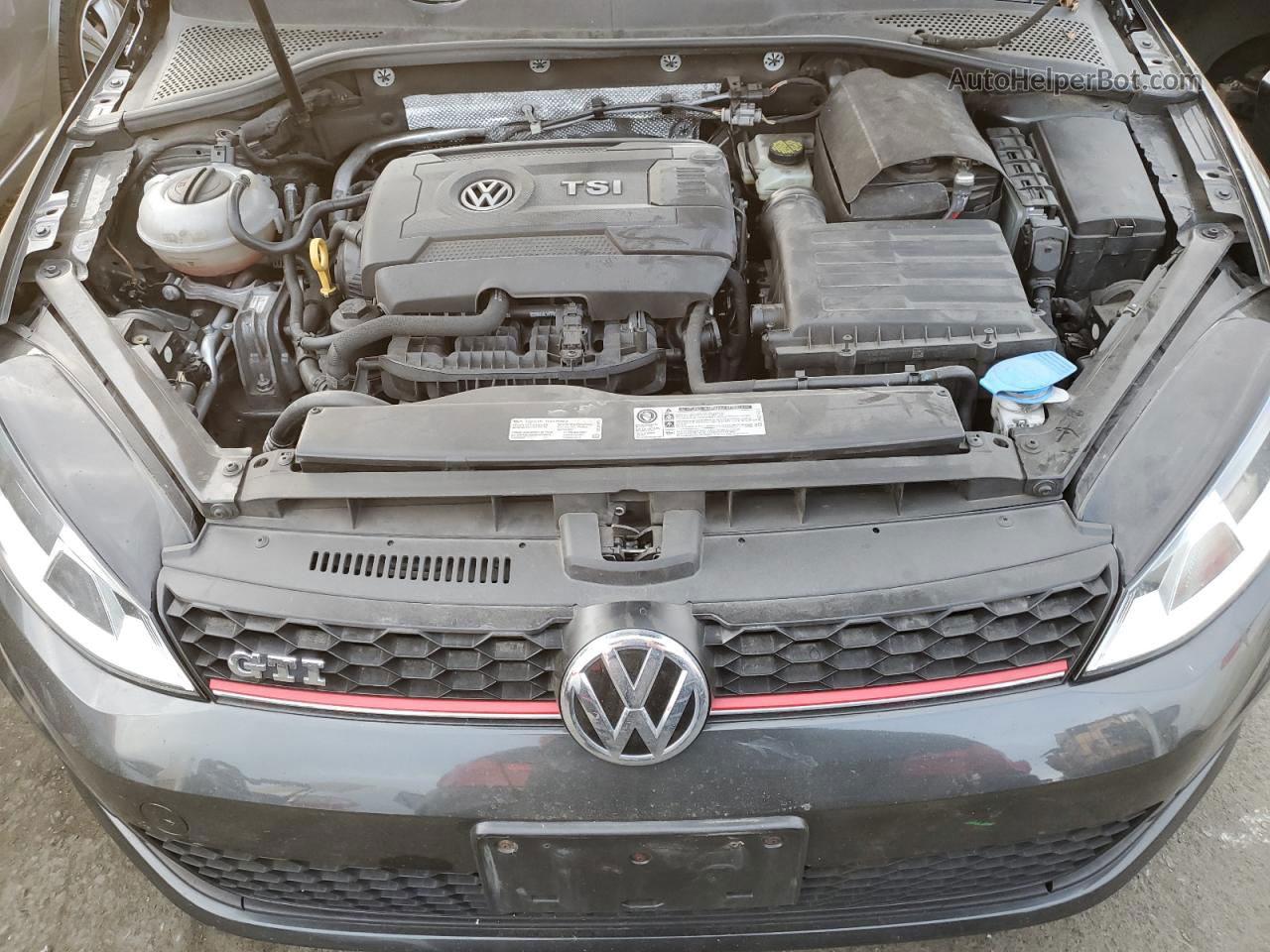 2016 Volkswagen Gti S/se Gray vin: 3VW5T7AUXGM013737