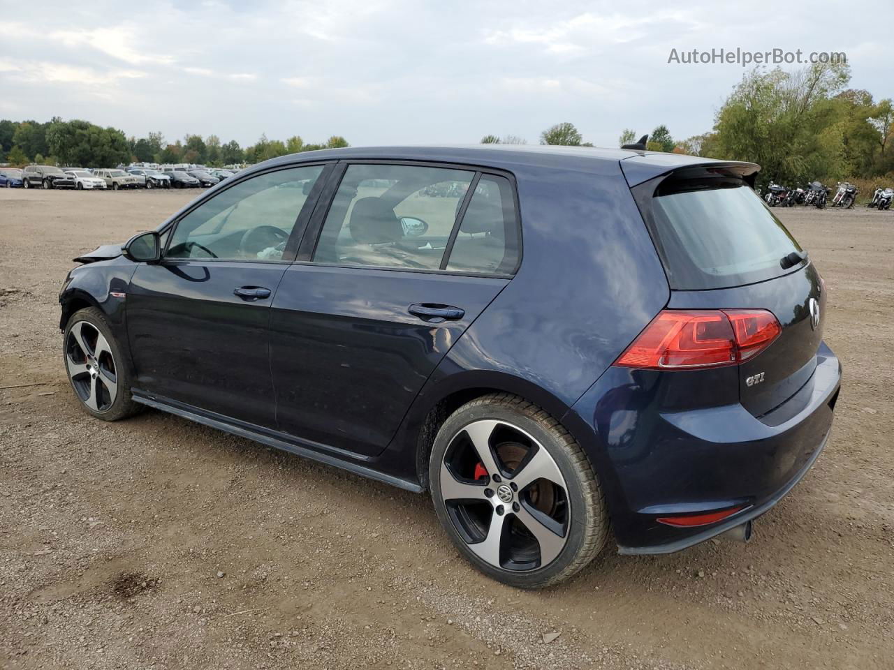 2017 Volkswagen Gti S Blue vin: 3VW5T7AUXHM006014